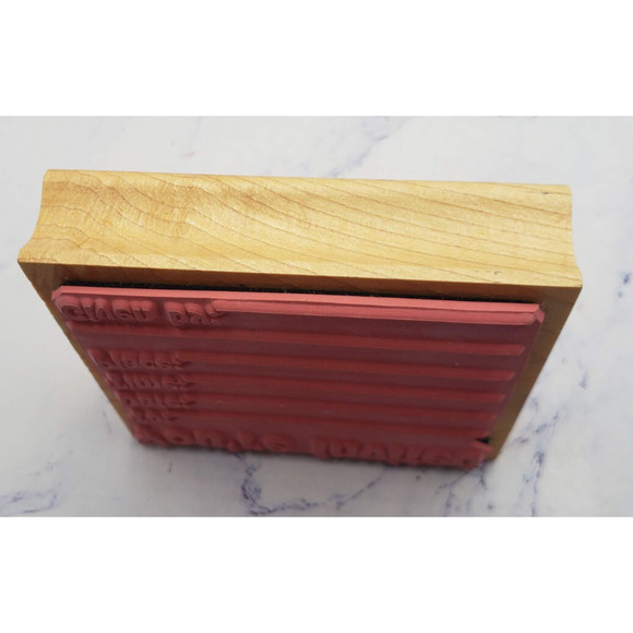 You're Invited Party Invitation The Stamp Pad Wood Mounted Rubber Stamp - Picture 6 of 8